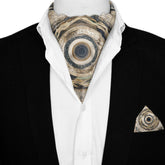 ORBITA SILK ASCOT AND POCKET SQUARE SET – PREMIUM COLLECTION